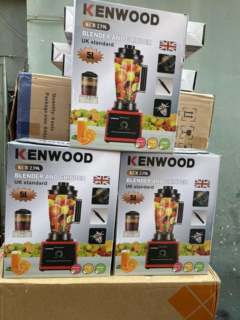 Kenwood KCB 239k Blender and Grinder (5L) โ Heavy Duty Commercial Grade