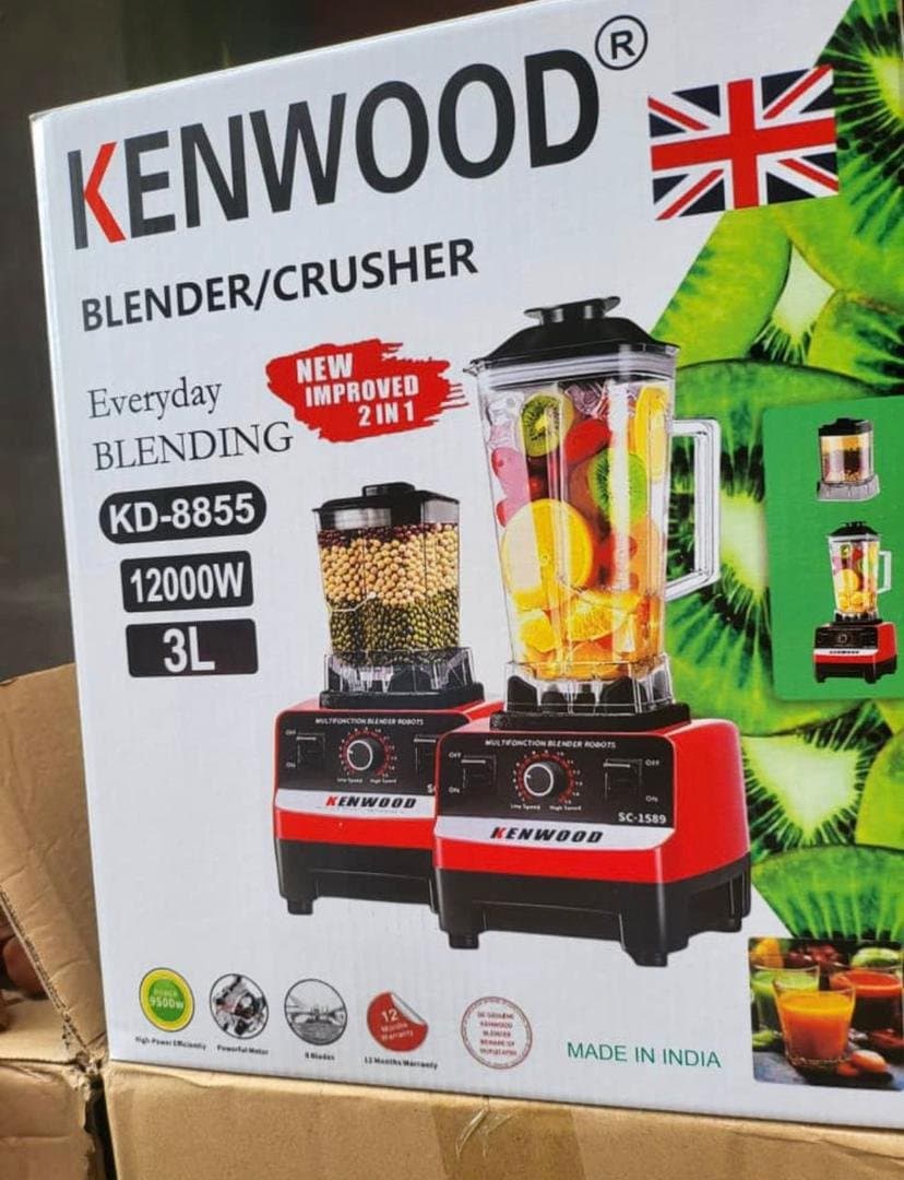 Kenwood KD-8855 Blender & Crusher (3L) โ New Improved 2-in-1 Design