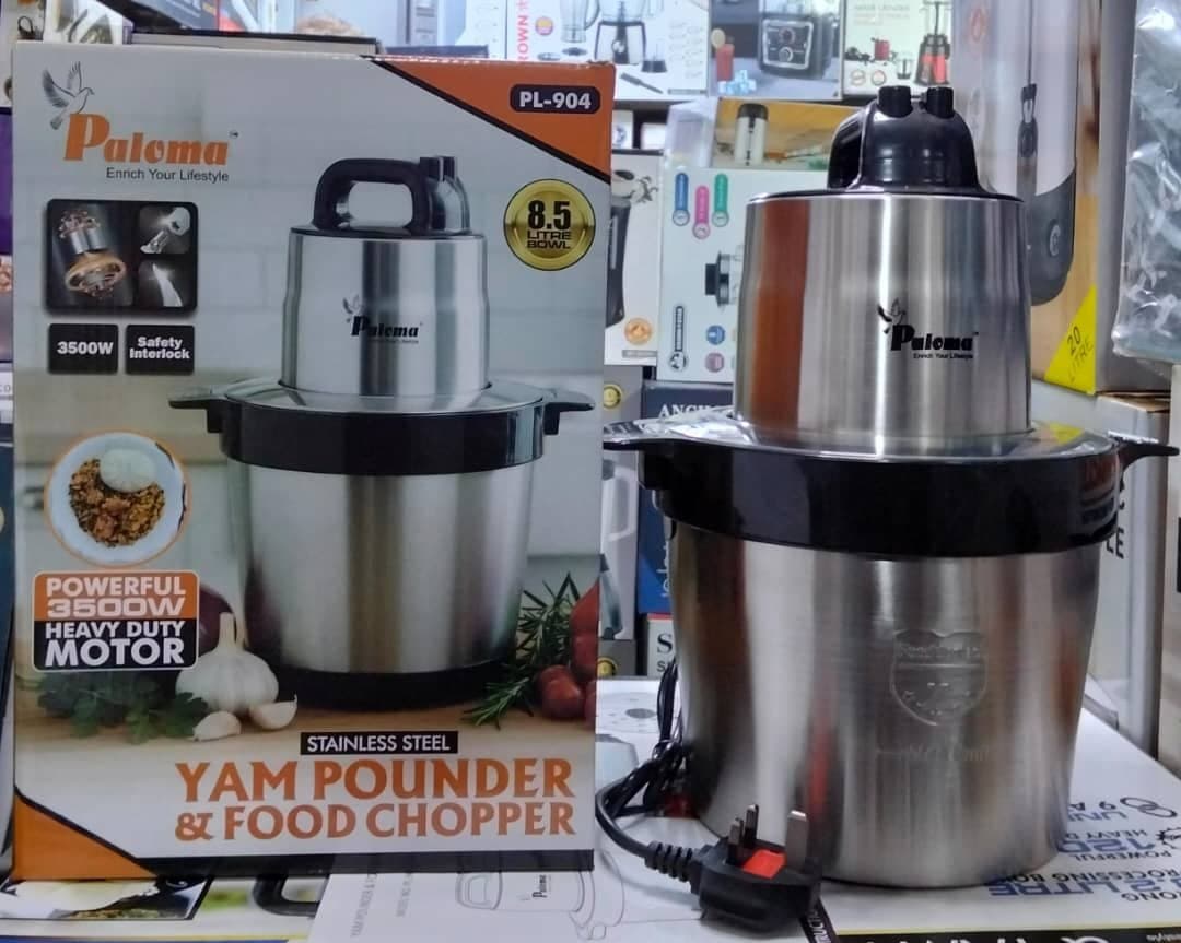 Paloma PL-904 Heavy Duty Yam Pounder & Food Chopper (8.5L)