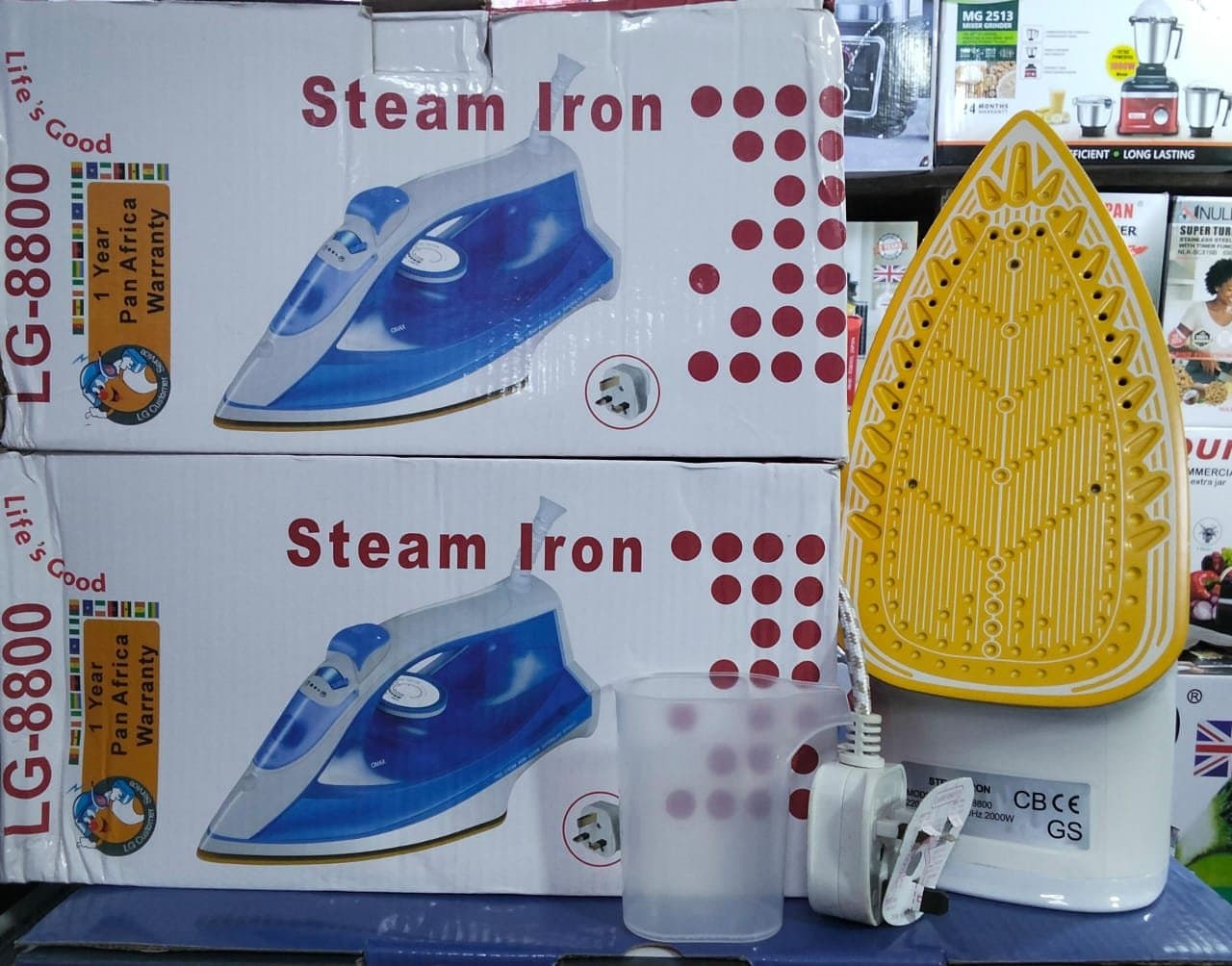 LG-8800 Industrial Steam Pressing Iron โ Professional Grade Results